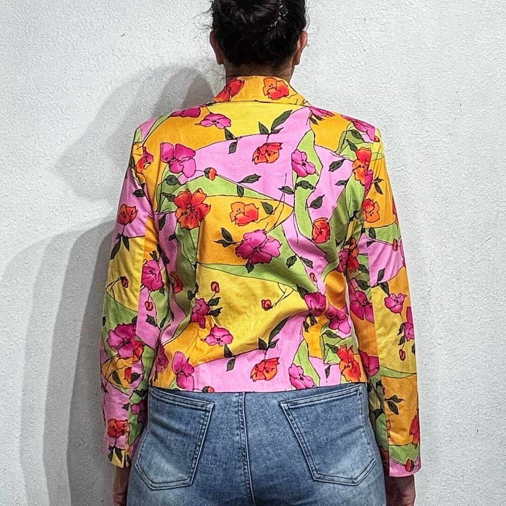 Kelly and Diane Pink Floral Blazer Sz 12P - Picture 10 of 12